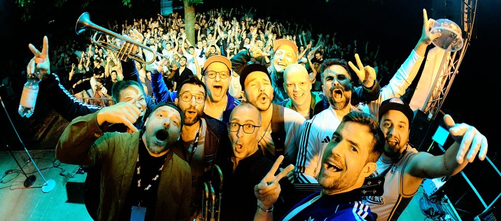 Brassmaniacs live auf der Bühne